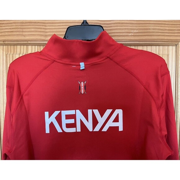 Nike Running Pro Elite Kenya Track & Field Quarter Zip Men's Size M 800534-611 - Picture 7 of 10